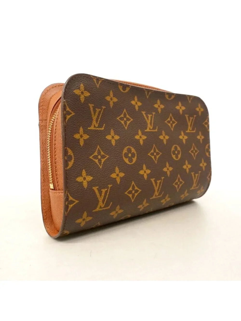 Louis Vuitton Clutch Monogram Orsay Brown